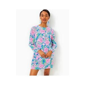 NWT Lilly Pulitzer Alyna Long Sleeve Dress in Spring On Your Step